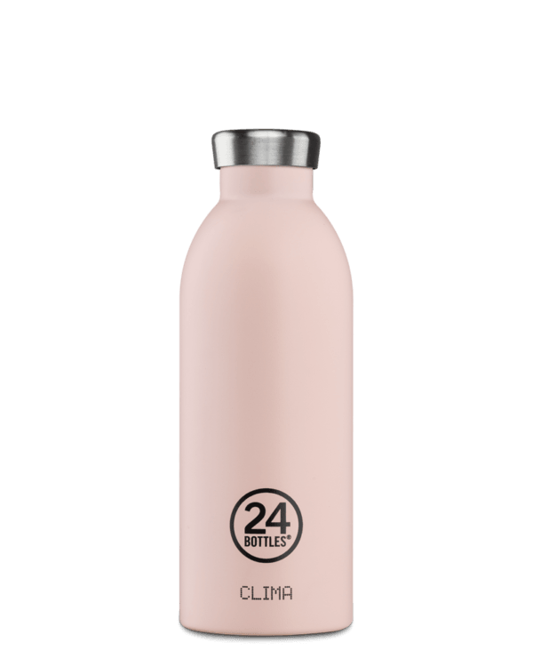 24bottles - Clima flaske, Dusty pink - 500 ml.