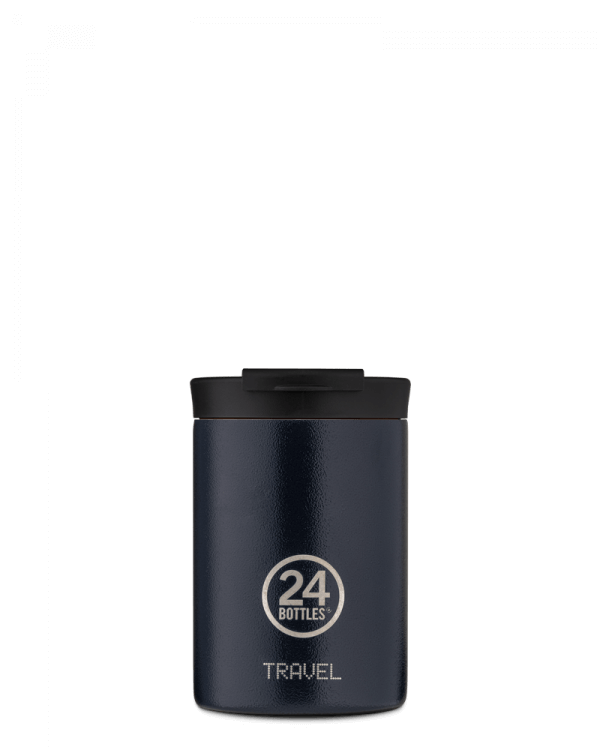 24bottles - Travel tumbler rejsekrus, Deep Blue - 350 ml.