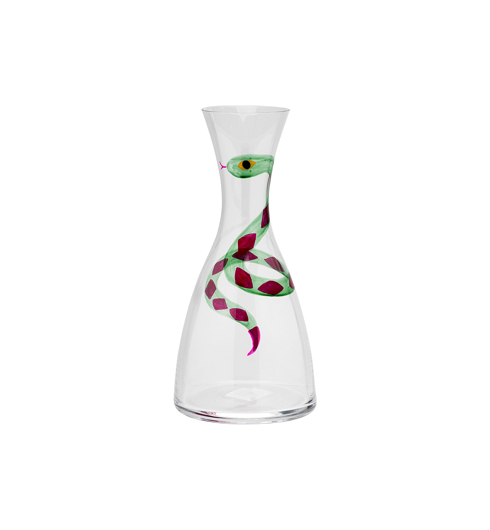 Anna + Nina - Serpent glas karaffel - Multicolor