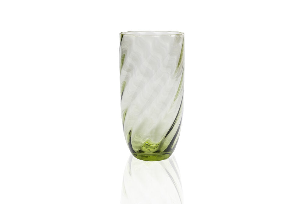 Anna Von Lipa - Swirl Long drink - Olive Green