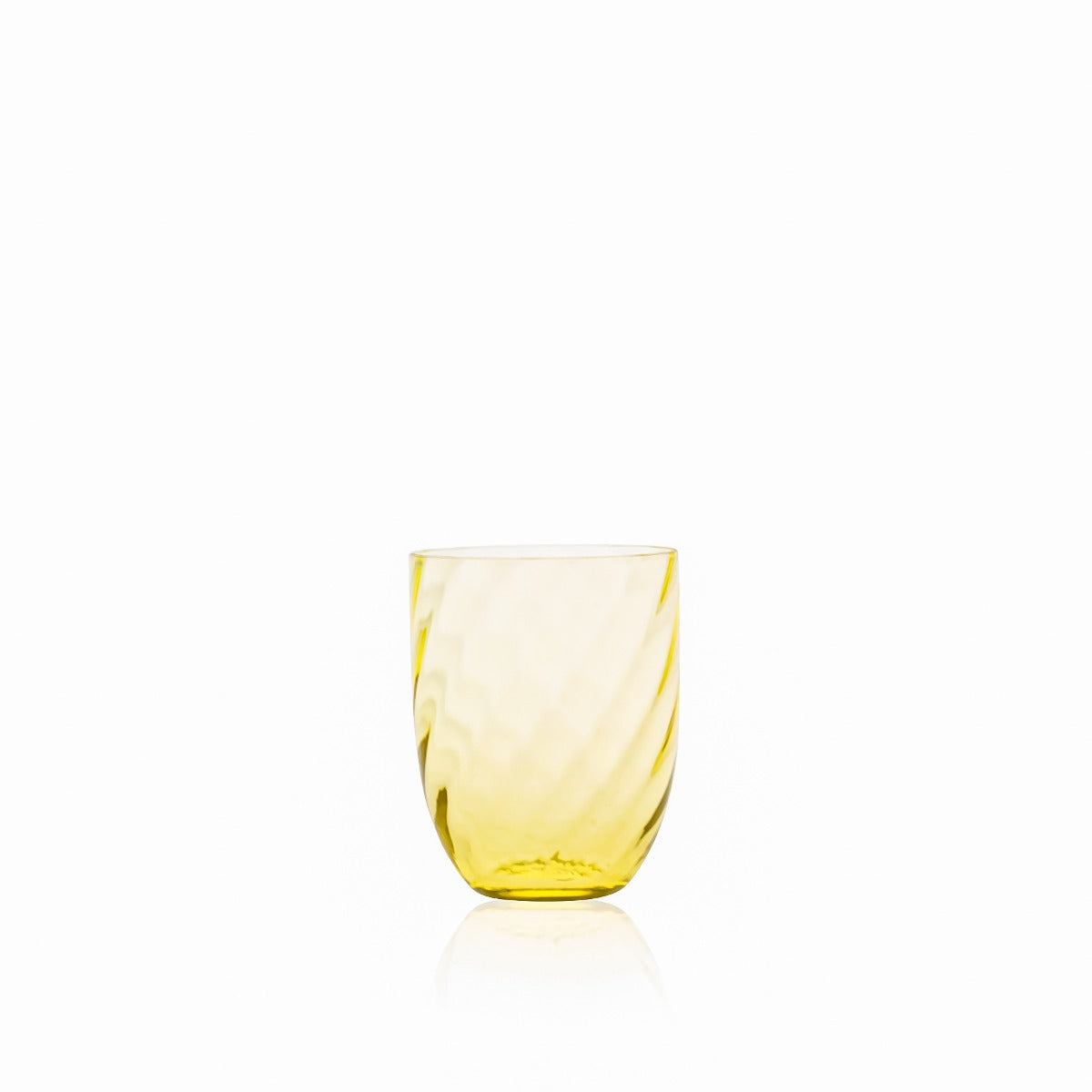 Anna Von Lipa - Swirl tumbler glas - gul