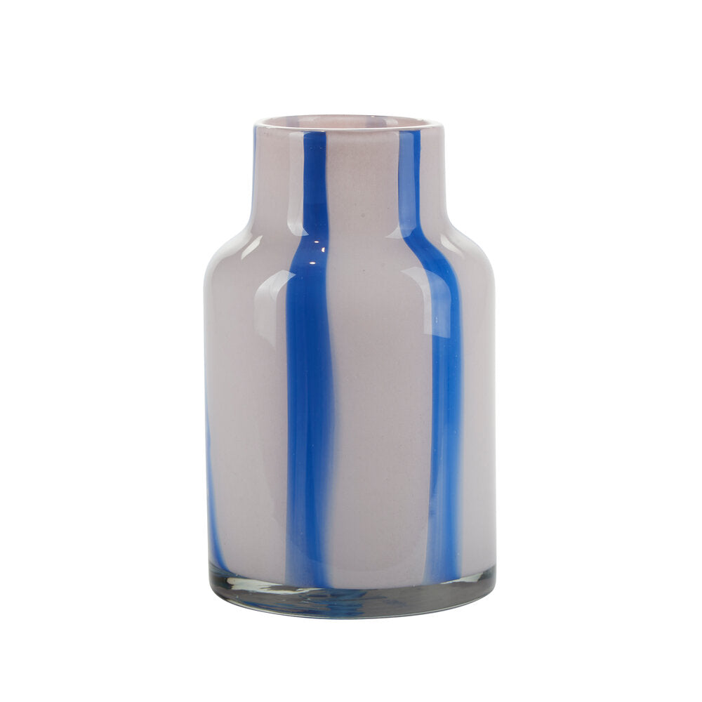 Bahne Interior - Classic colorful vase, rosa/blÃ¥ - H24,5 cm