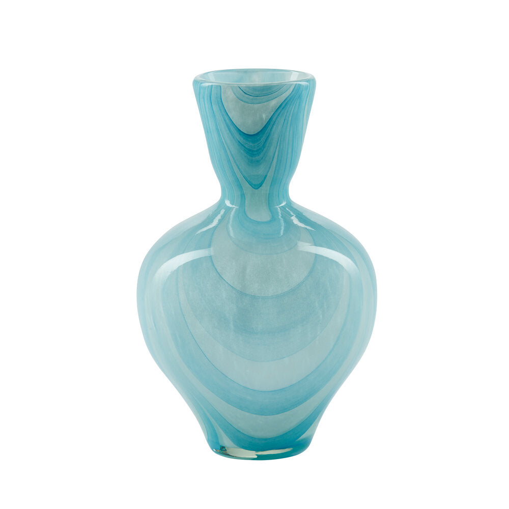 Bahne Interior - Hjerte formet vase, lyseblÃ¥ - H23,5 cm.