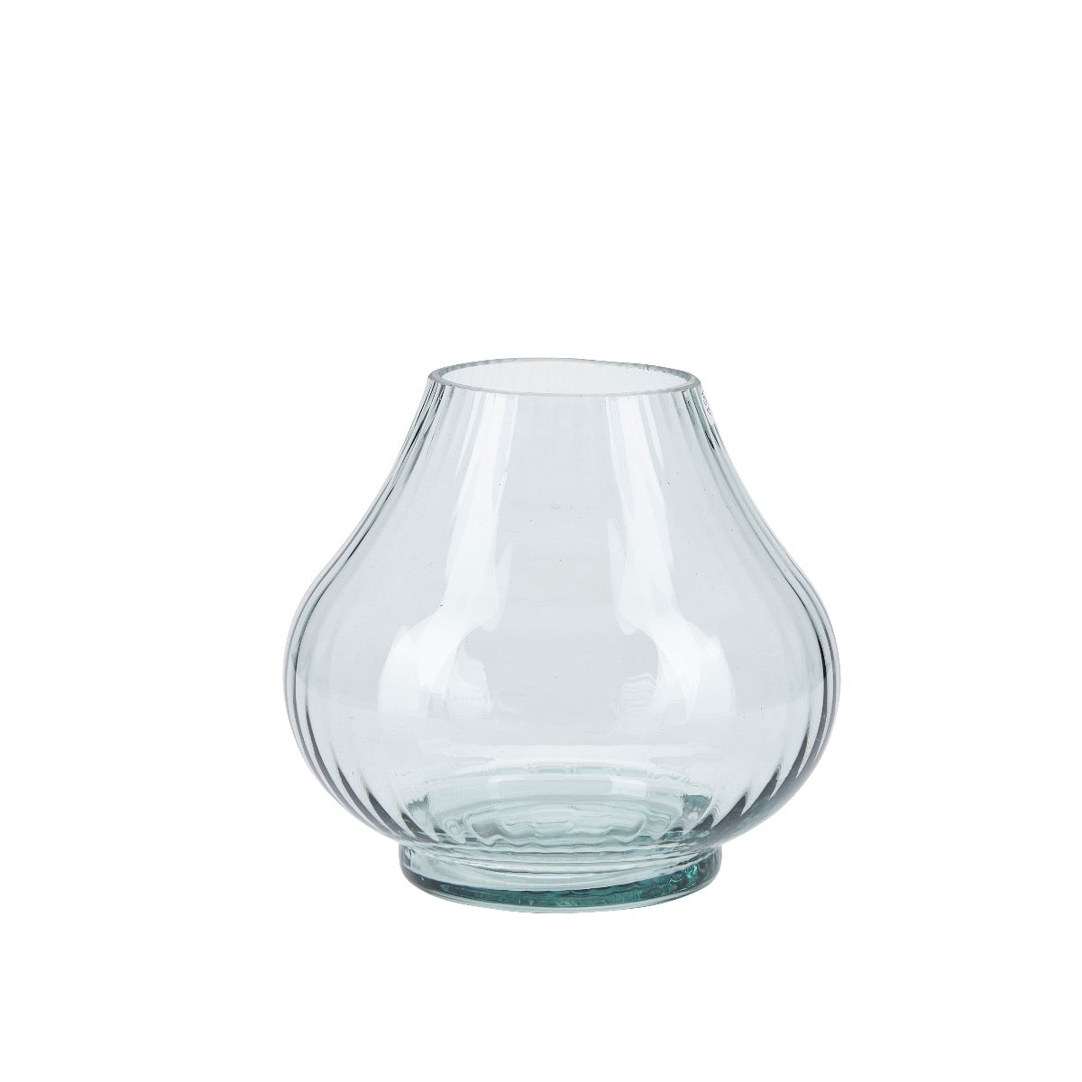 Bahne Interior - Konisk glas vase, lys grÃ¸n - H: 16 cm.