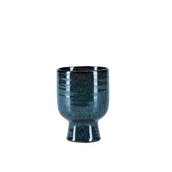 Bahne Interior - Pot w/base skjuler - Green blue