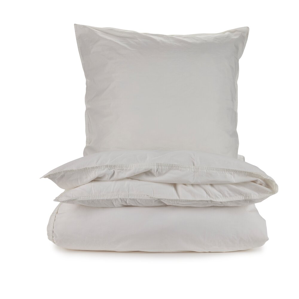 Bahne Interior - Pure Curly Percale sengesæt - hvid