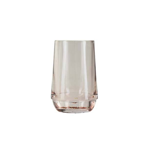 Bahne Interior - Tandkrus i glas,  blush - H: 12,5 cm.