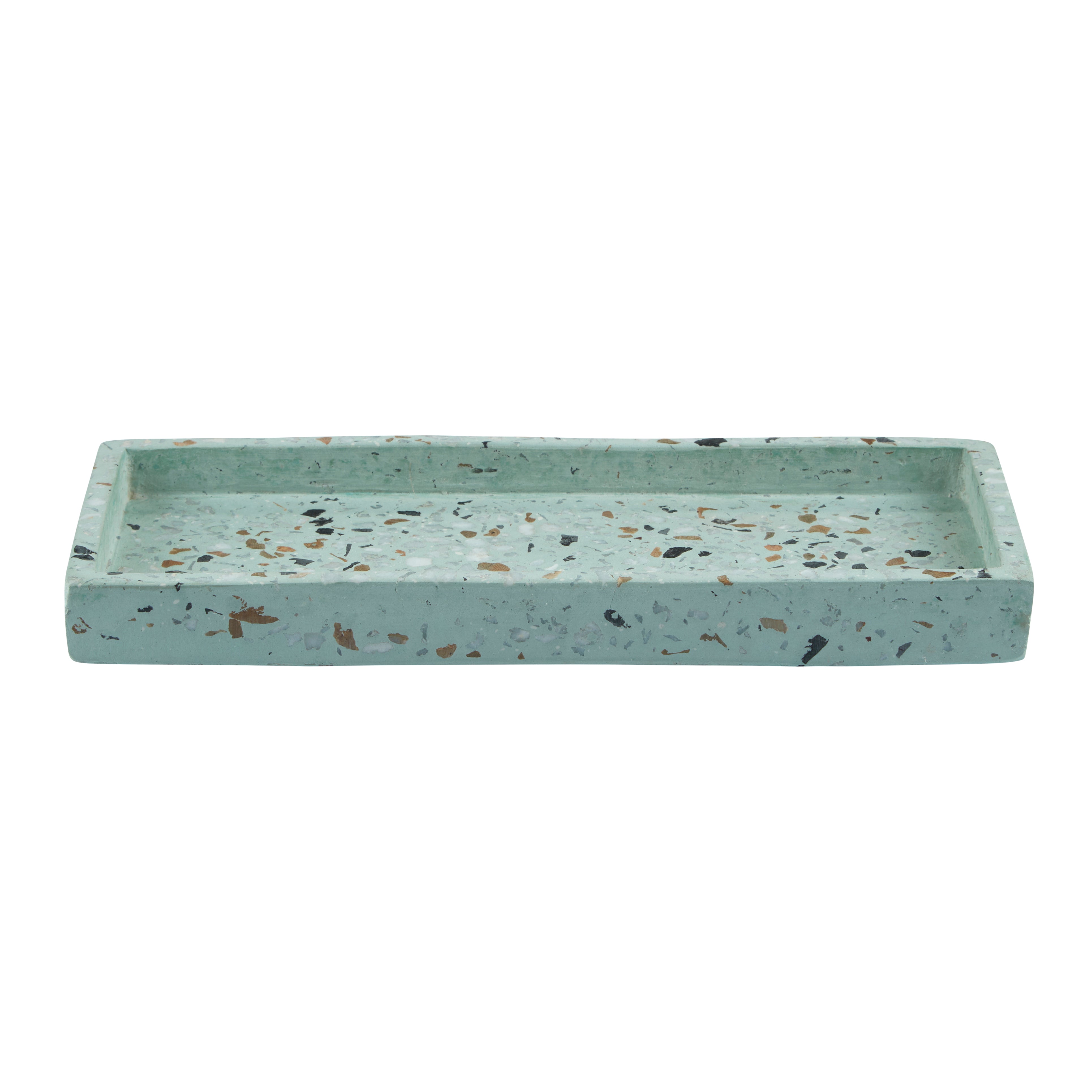 Bahne Interior - Terrazzo fad, mint - 30x12 cm.