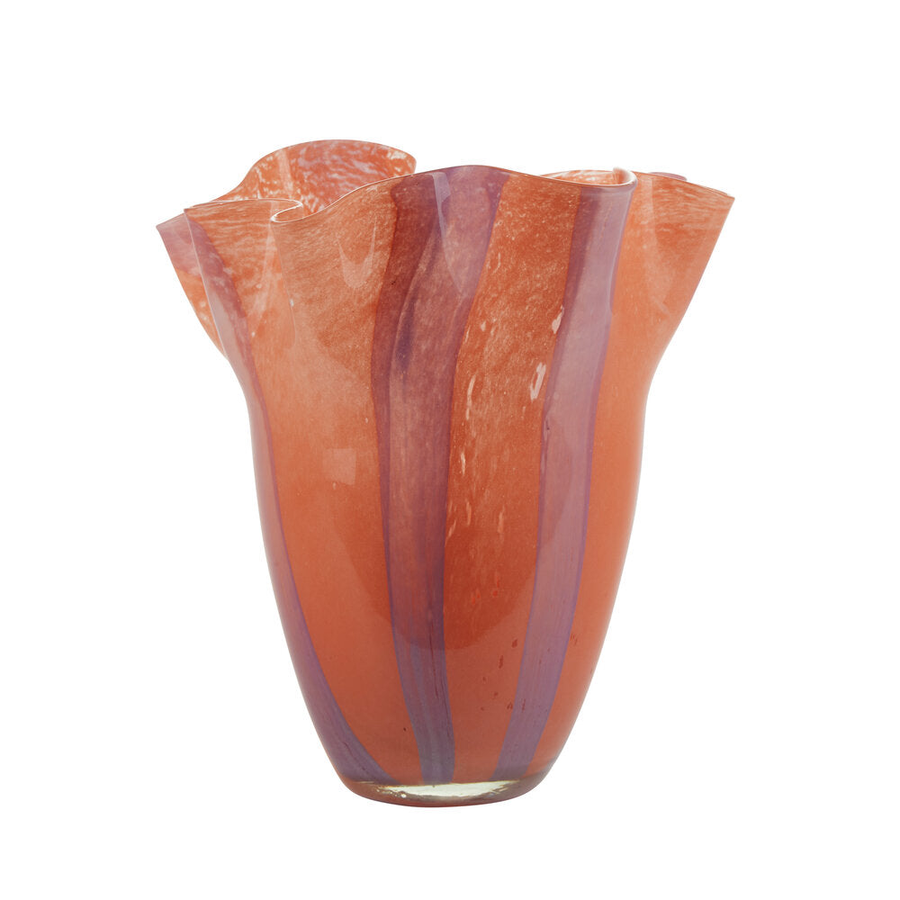 Bahne Interior - Tulipan vase, Orange/Pink - H24 cm