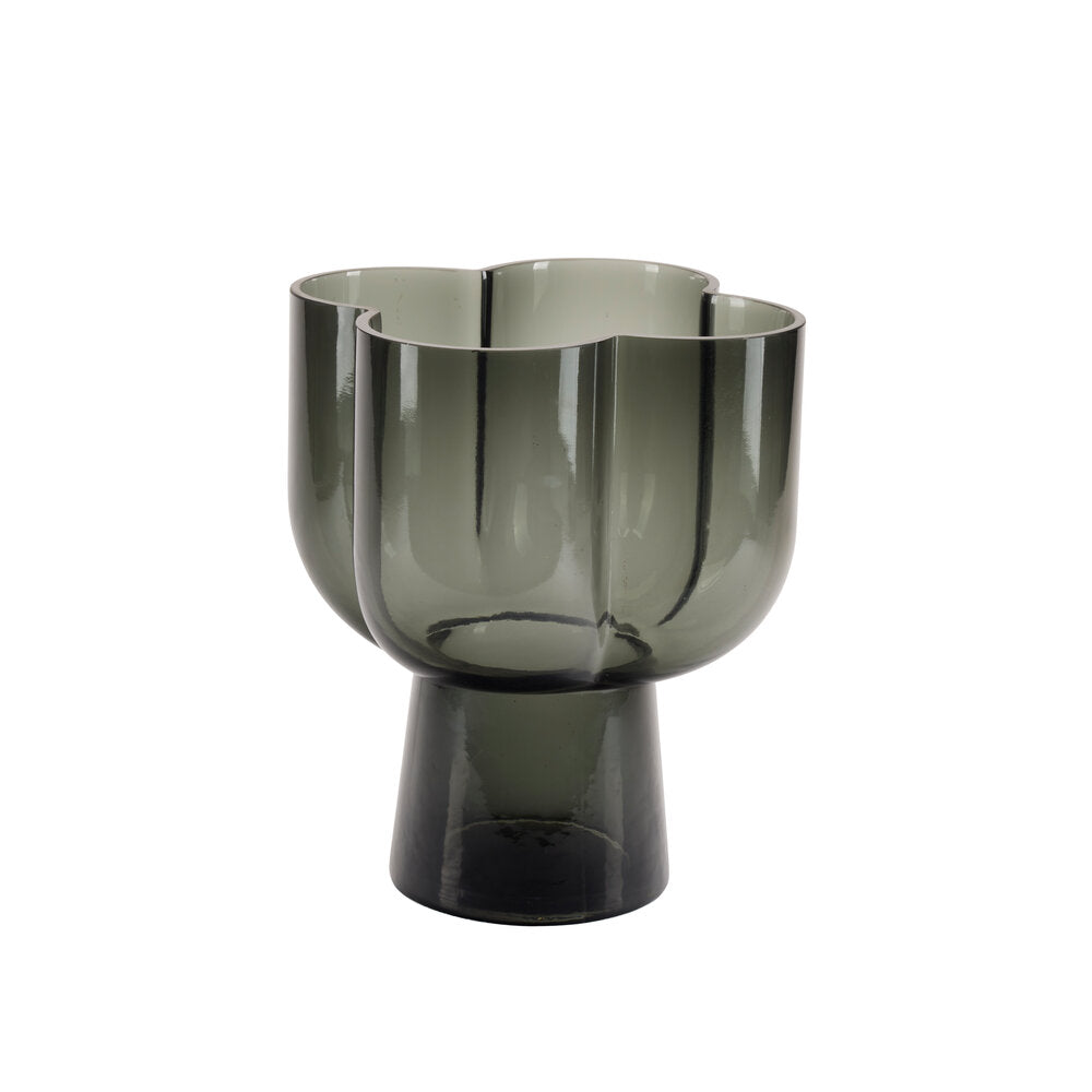 Bahne Interior - Vase opsats, grÃ¥ - H24,5cm