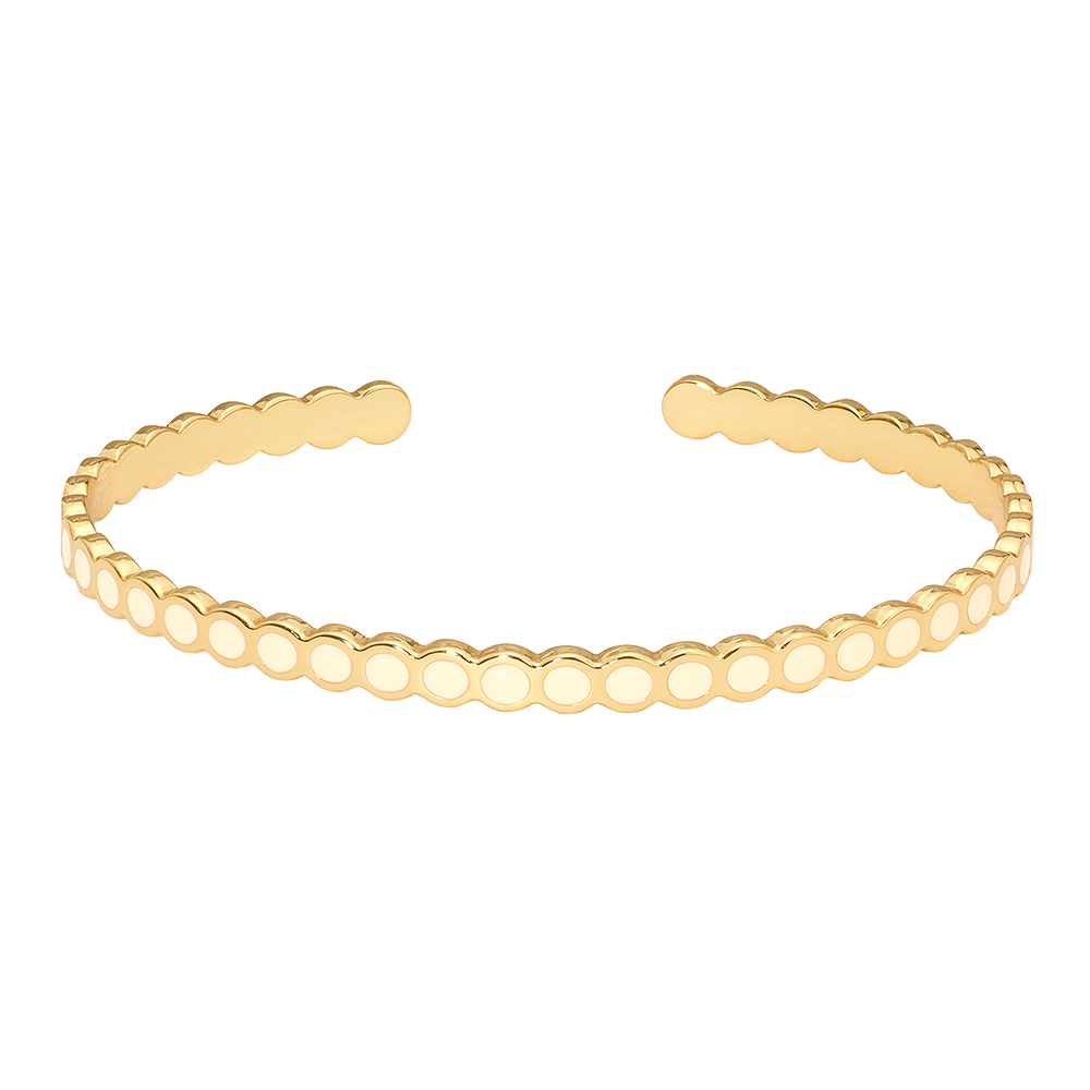 Bangle Up - Lumi Armbånd - Sand white