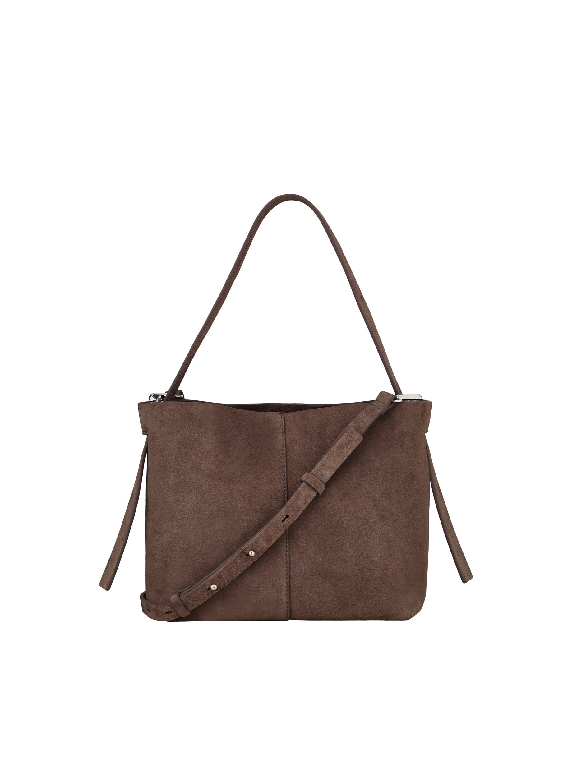 BecksÃ¶ndergaard - Suede Fraya Small taske - Hot Fudge Brown