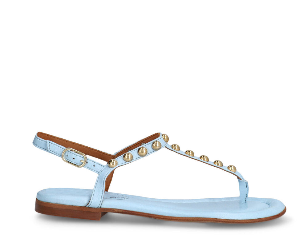 Billi Bi - A4095 sandal med nitter  - blå - Size (36)