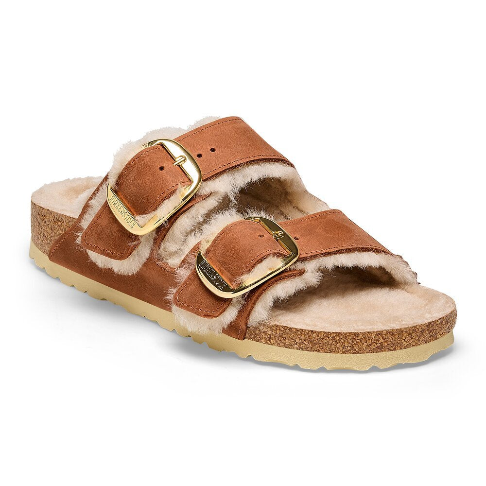 Birkenstock - Arizona BB sheraling sandaler  - brun - Size (39)