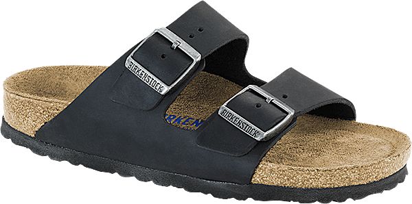 Birkenstock - Arizona Oiled sandaler  - sort - Size (37)