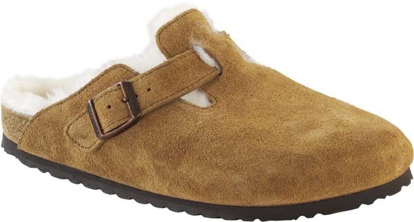 Birkenstock - Boston shearling Clogs  - brun - Size (38)