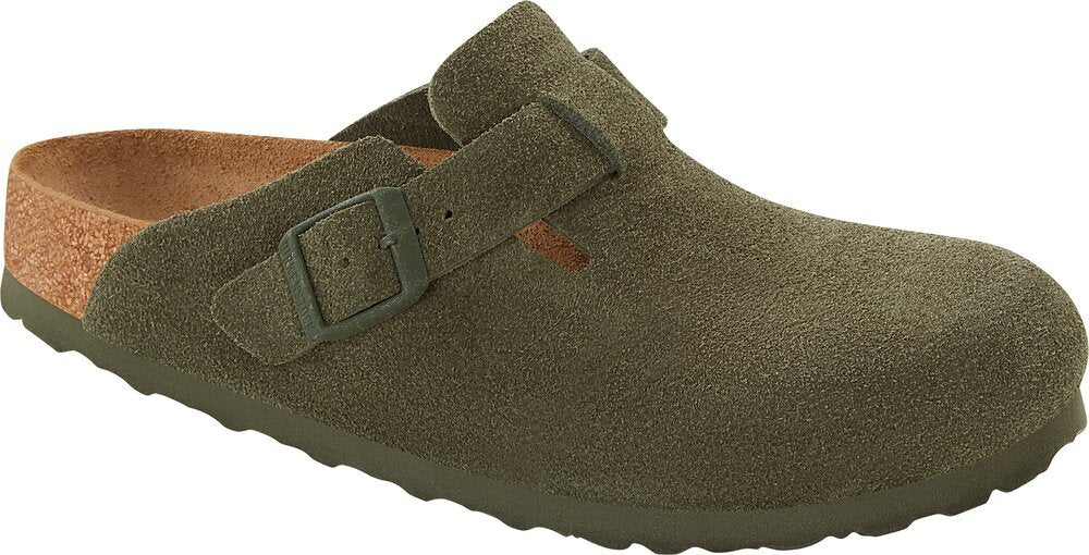 Birkenstock - Boston Suede Clogs  - grÃ¸n - Size (38)