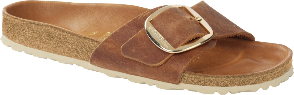 Birkenstock - Madrid Big Buckle Leoi  - beige - Size (37)