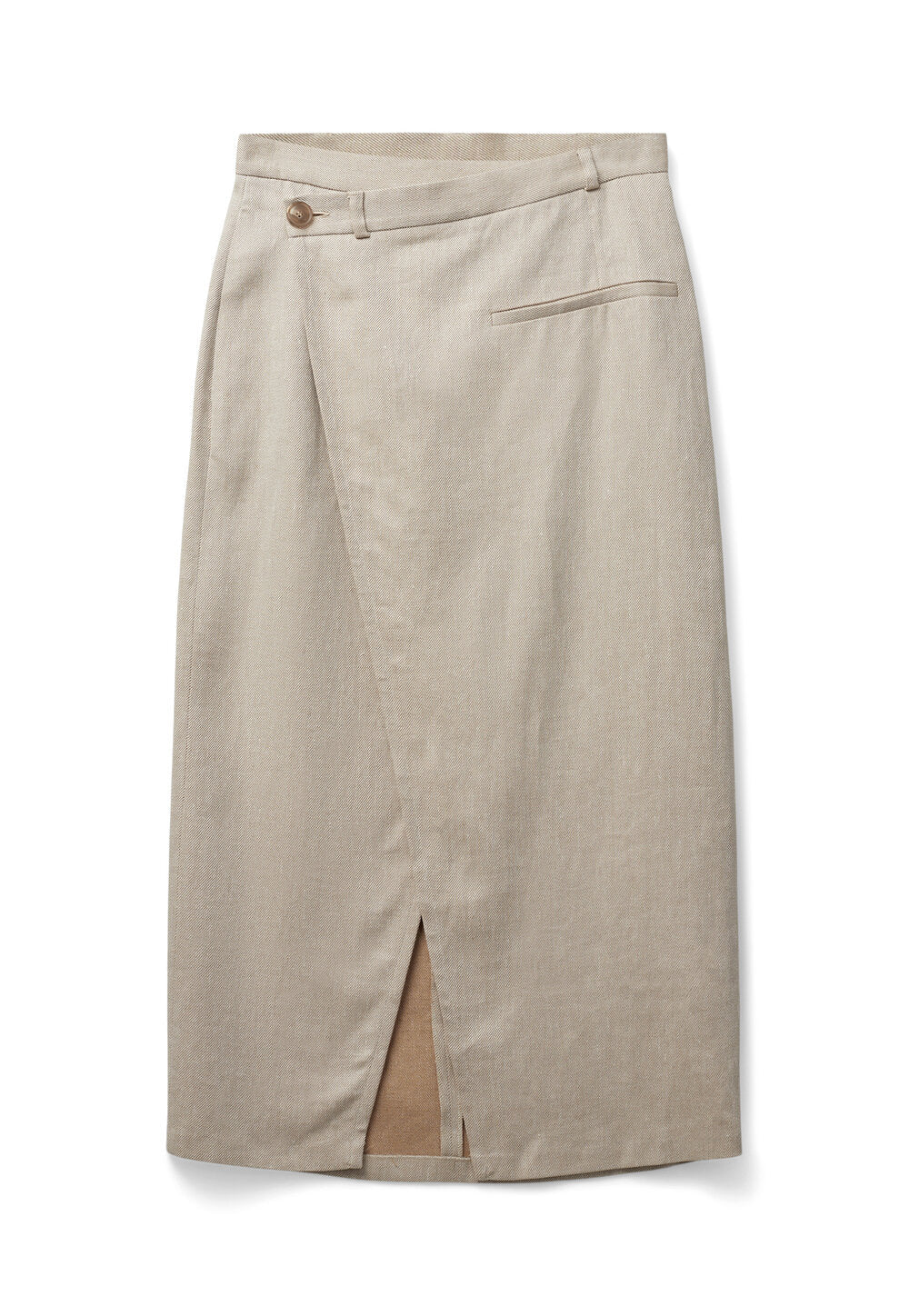 Blanche - Aestas midi nederdel  - beige - Size (40)