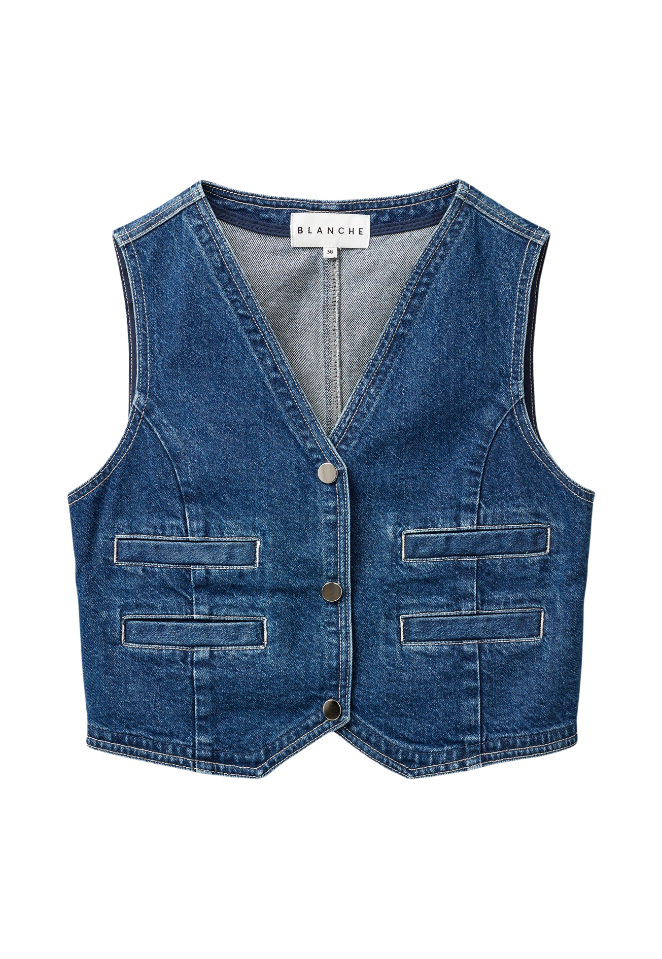 Blanche - Wayne Waist vest  - blÃ¥ - Size (38)