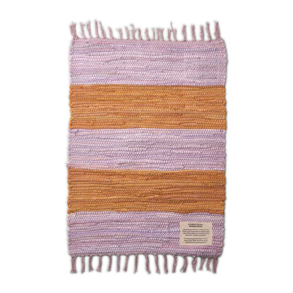 Bongusta - Chindi Small måtte, Lilac/Golden - 45x60 cm.