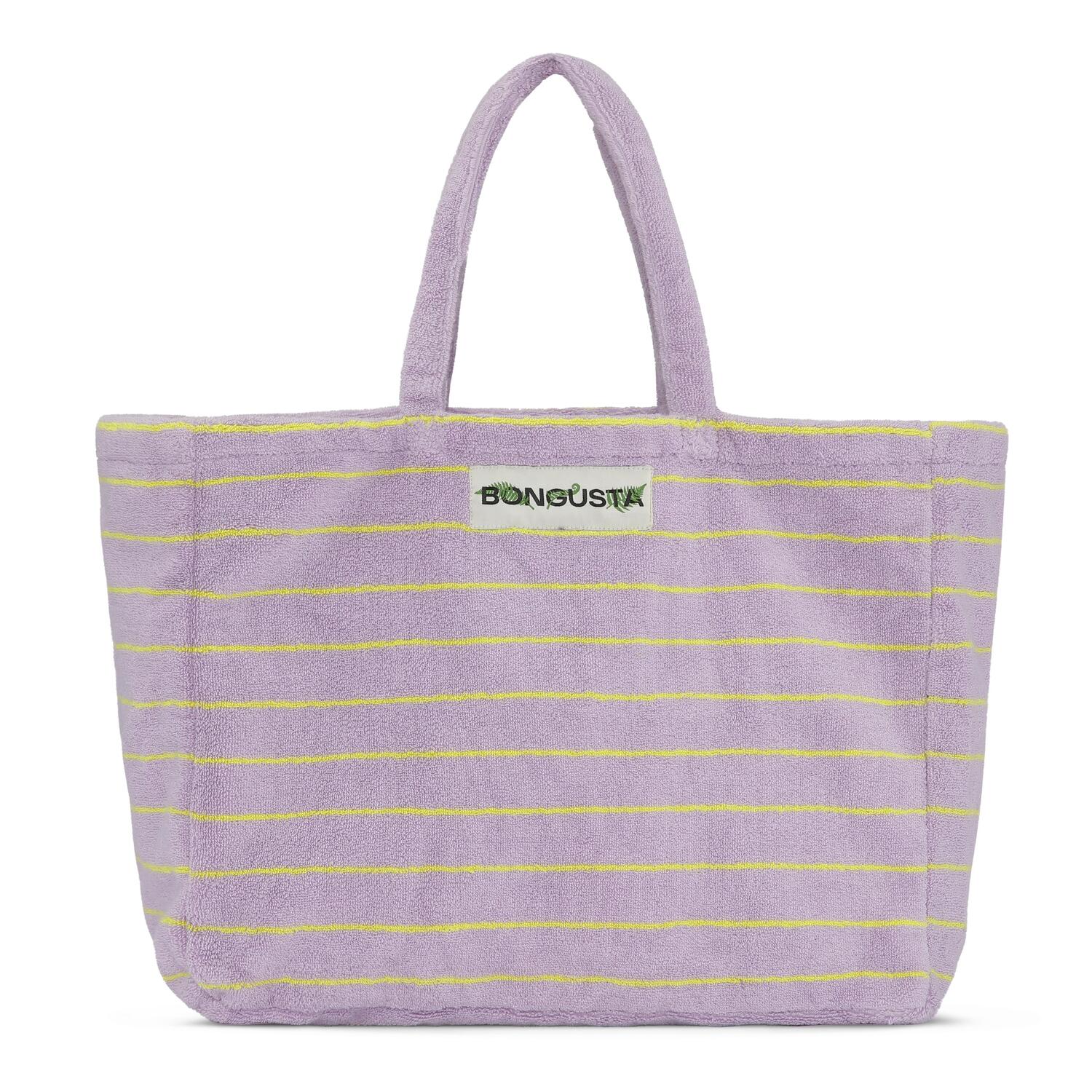 Bongusta - Naram weekendtaske - Lilac/Neon Yellow