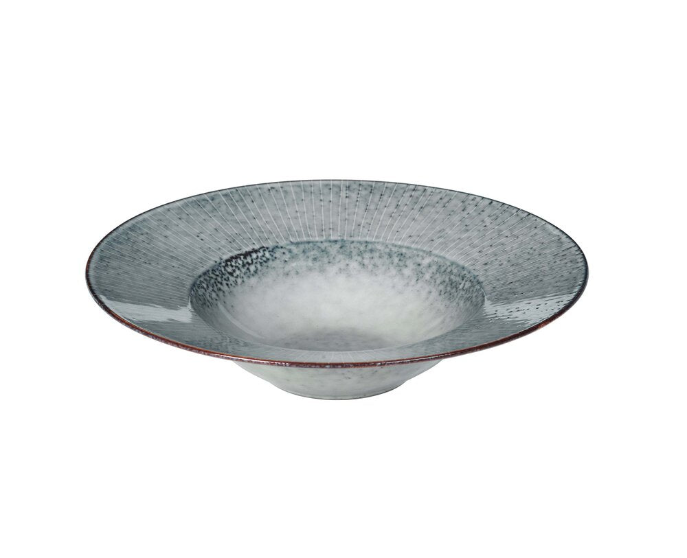 Broste Copenhagen - Nordic Sea dyb pastatallerken, stentøj - Ø29 cm