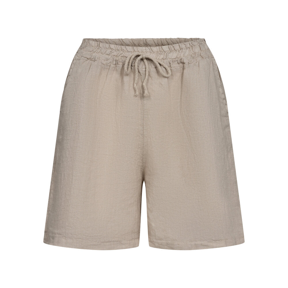 Cabana Living - Hør shorts  - beige - Size (s/m)