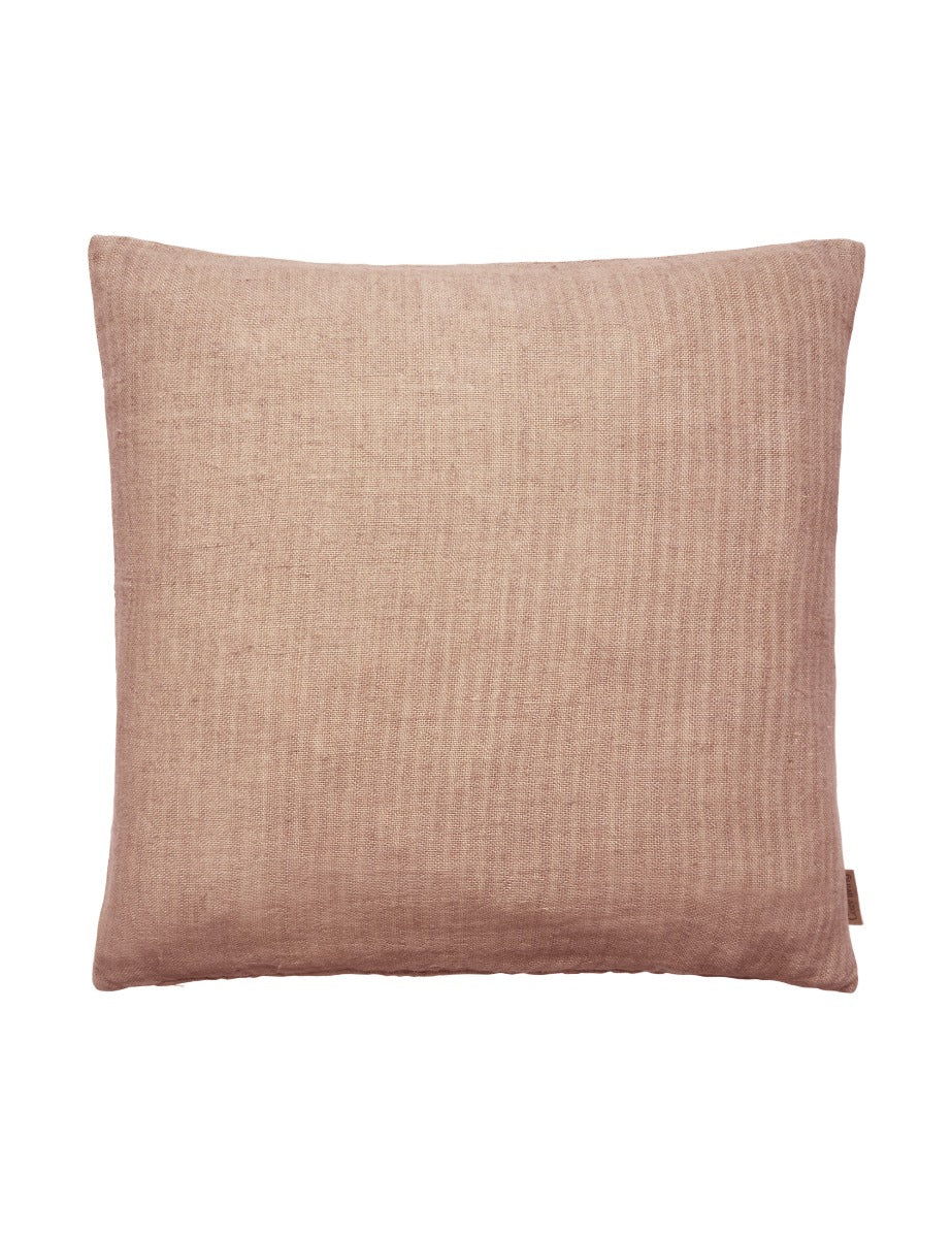 Cozy Living - Linen pude, Dusty Rose - 50 x 50 cm.