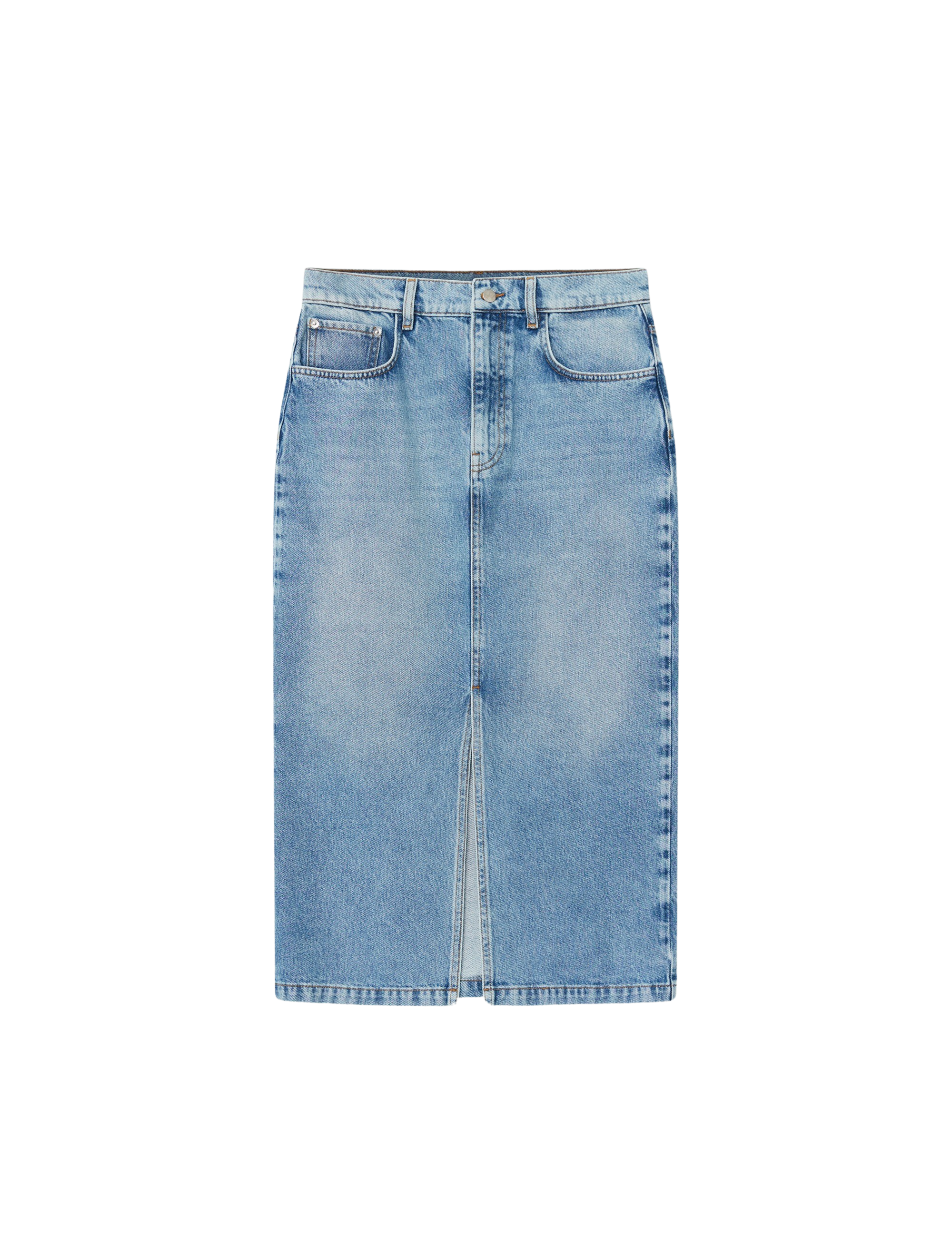 Day Birger Et Mikkelsen - Ben Blue Soft Denim nederdel  - blÃ¥ - Size (36)