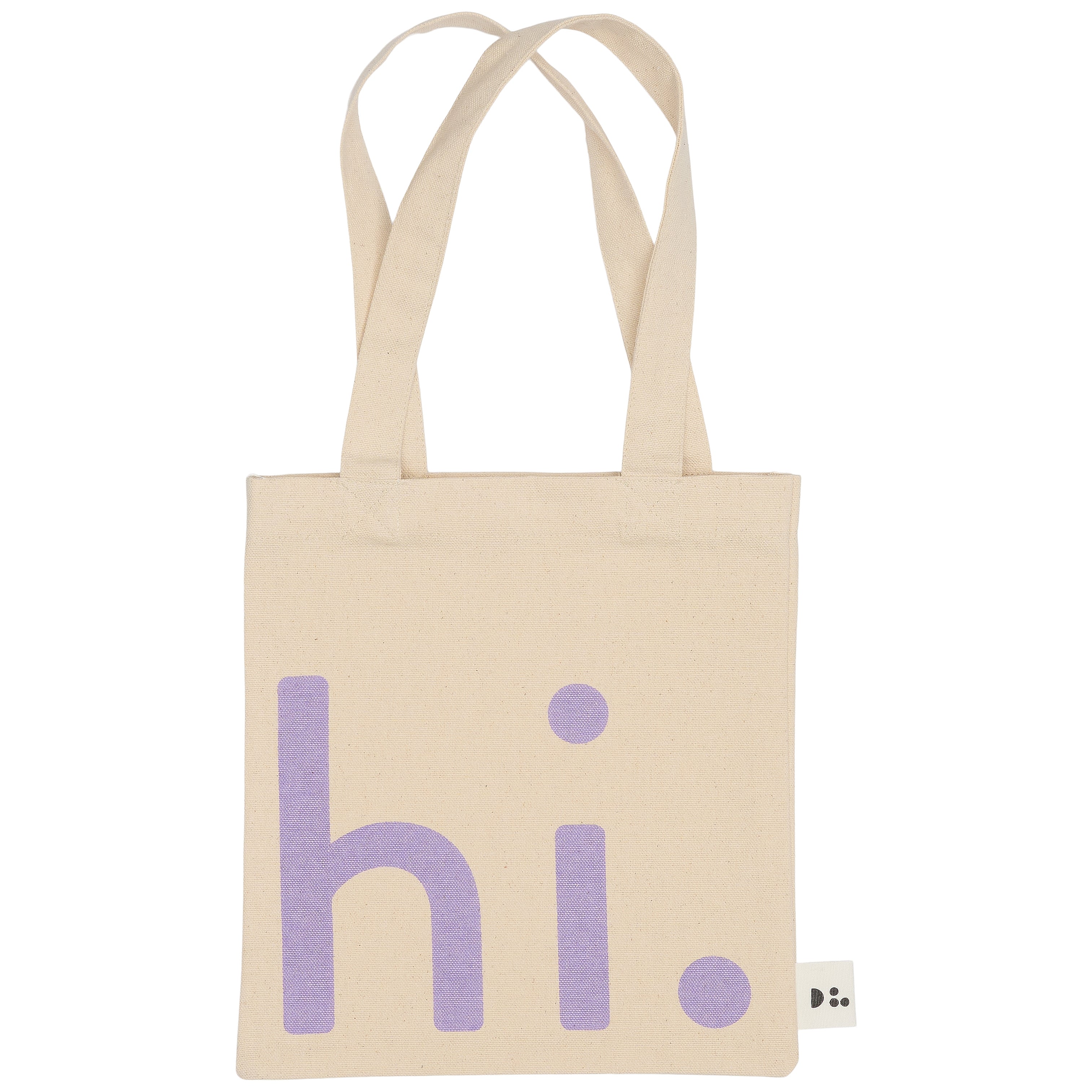 Design Letters - Little hi. shopper - lilla