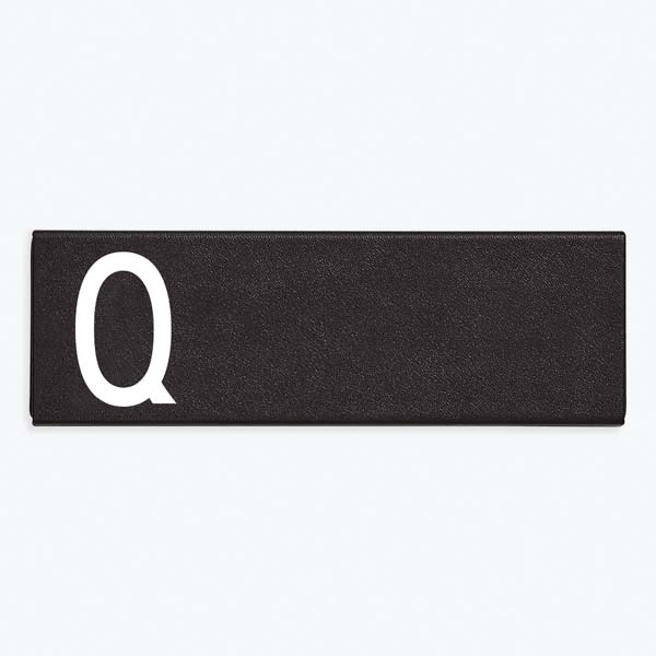 Design Letters - Penalhus med bogstav - Q