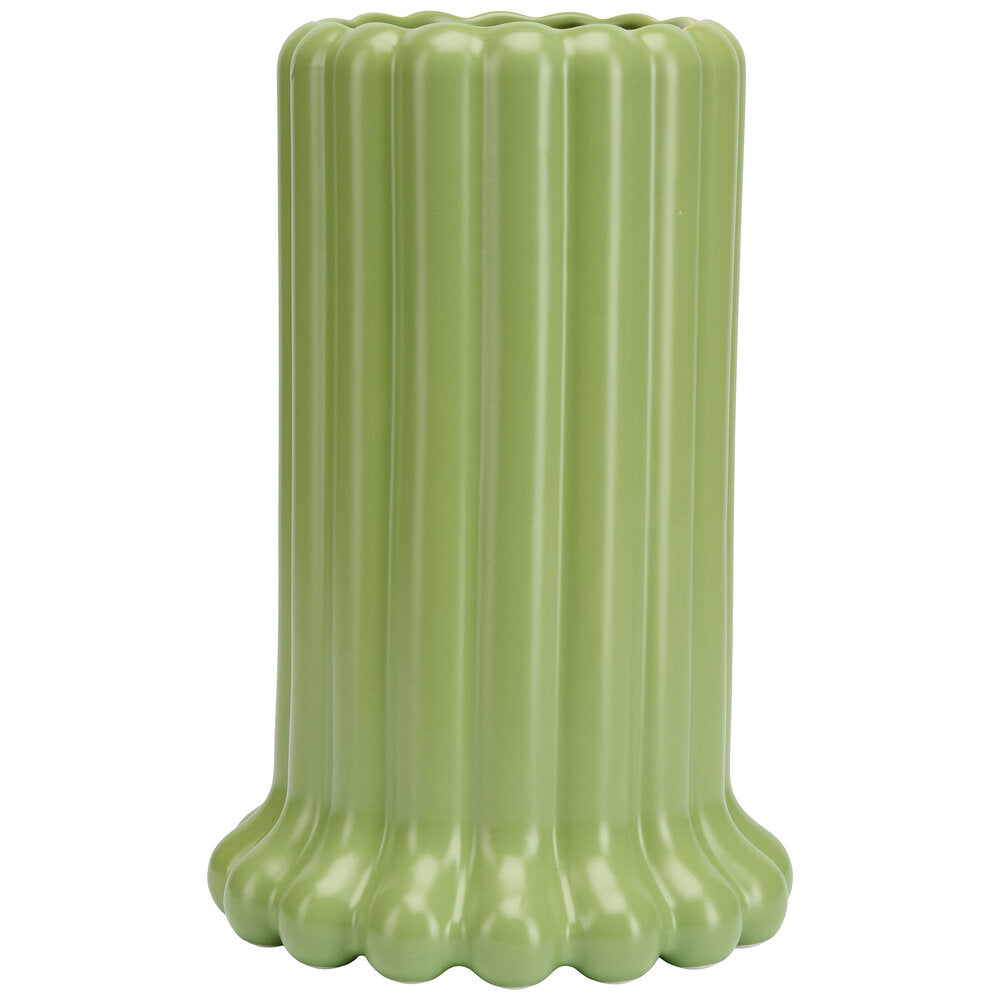 Design Letters - Tubular Vase, Green - H24cm