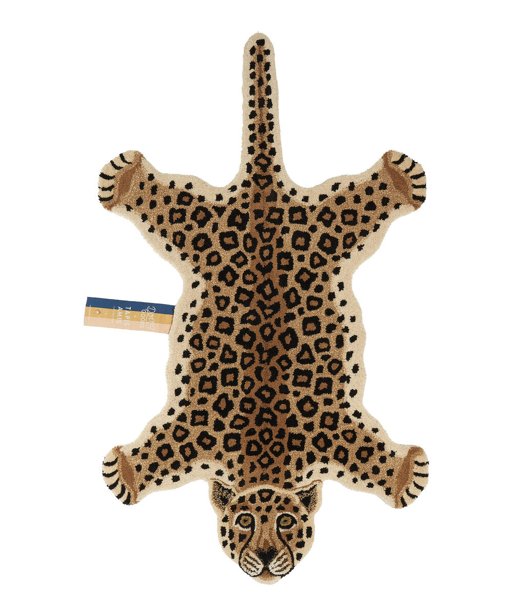 Doing Goods - Loony Leopard gulvtÃ¦ppe, Large - Brown