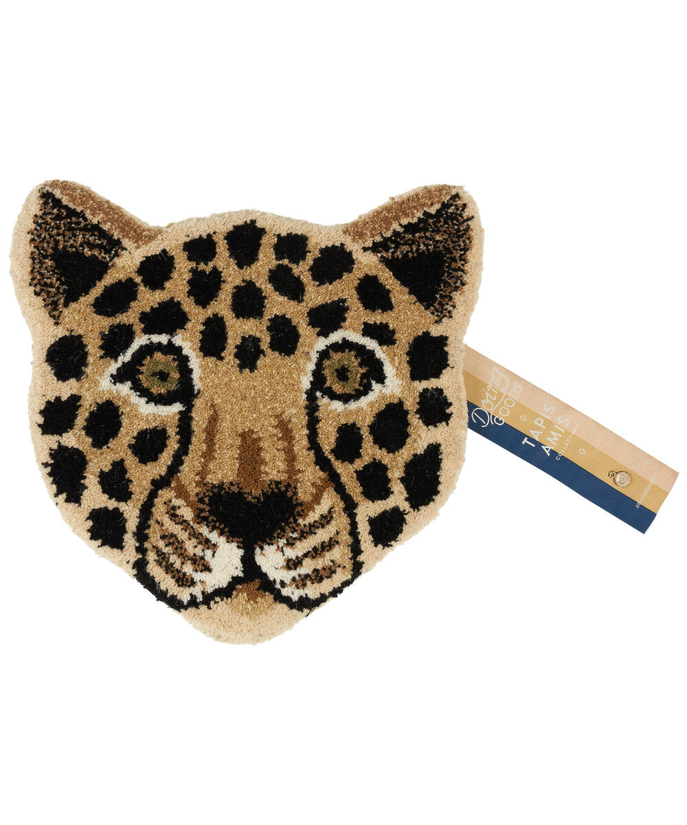 Doing Goods - Loony Leopard head vÃ¦gdekoration - Brown