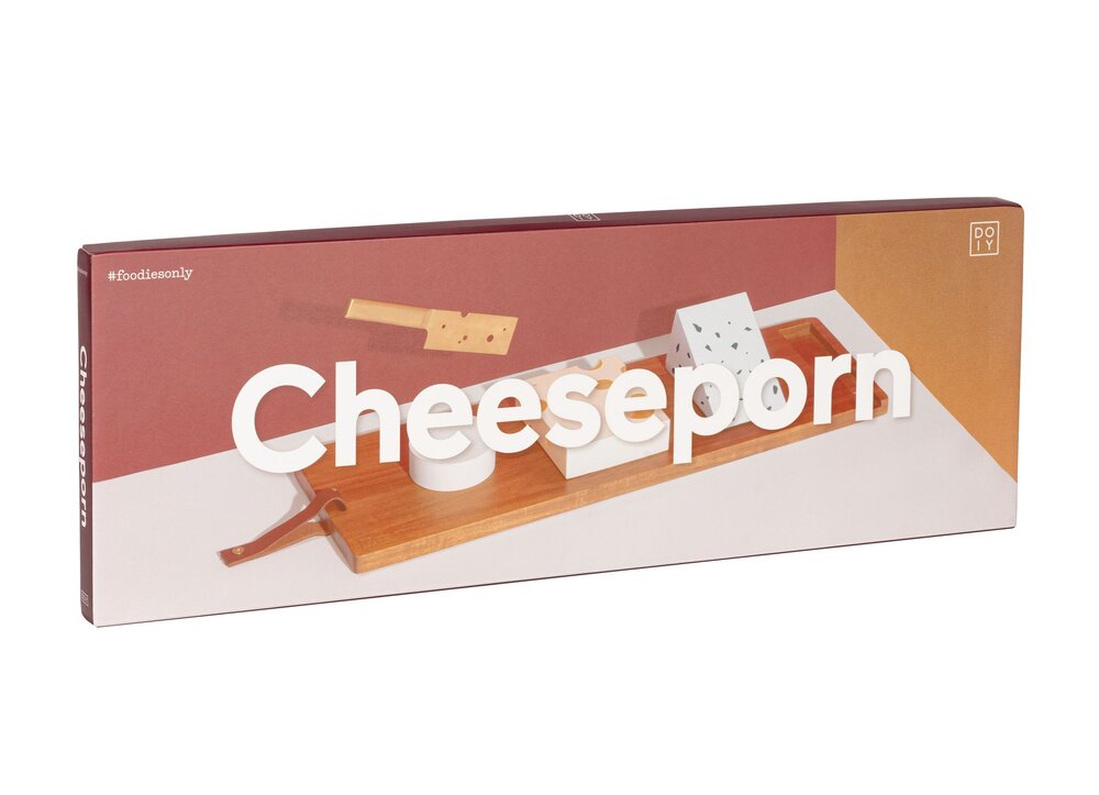 Doiy - Cheeseporn ostebræt - brun