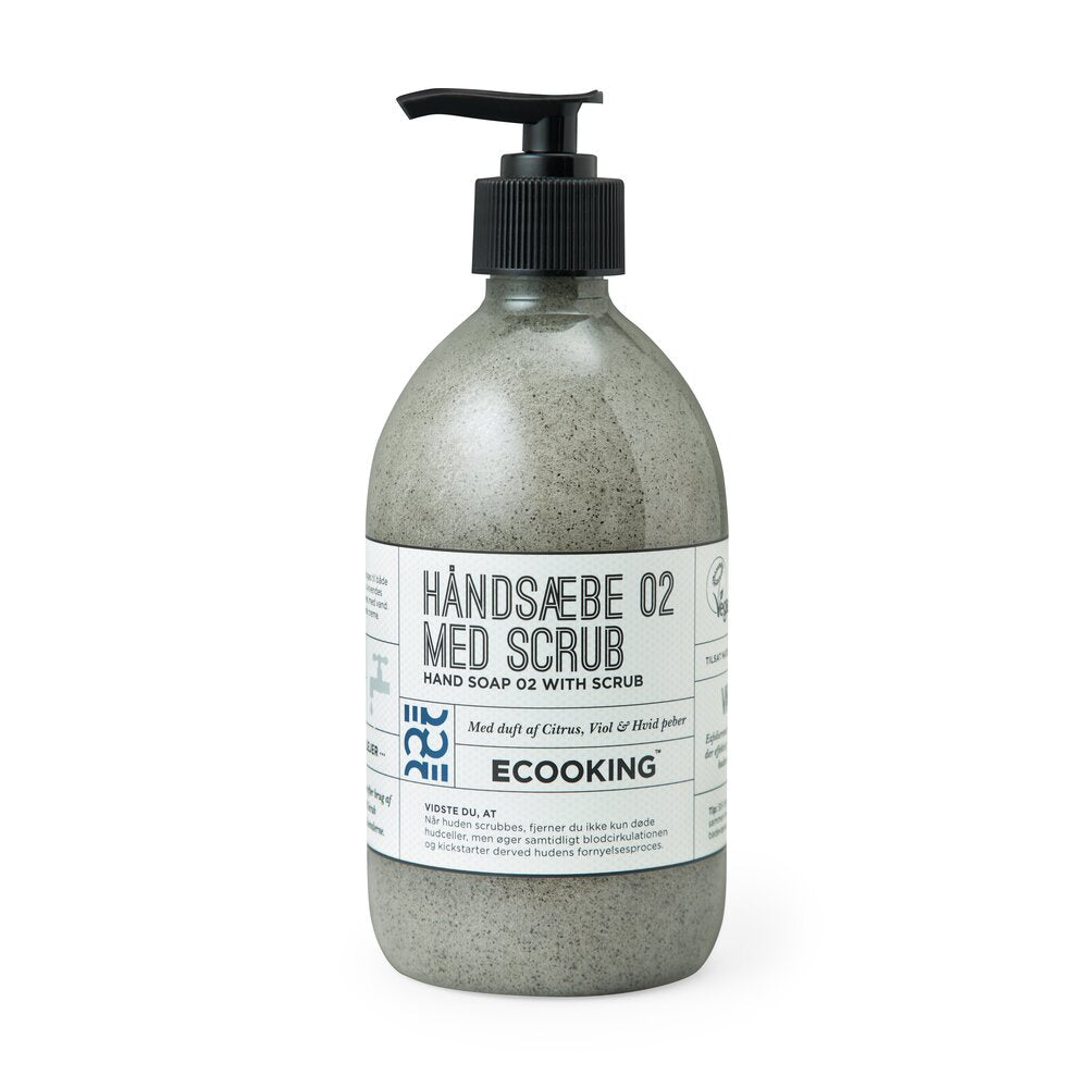 Ecooking - Håndsæbe scrub 02 - 500 ml