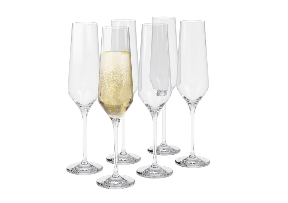 Eva Trio - Legio Nova Champagneglas, 6 stk - 26 cl.