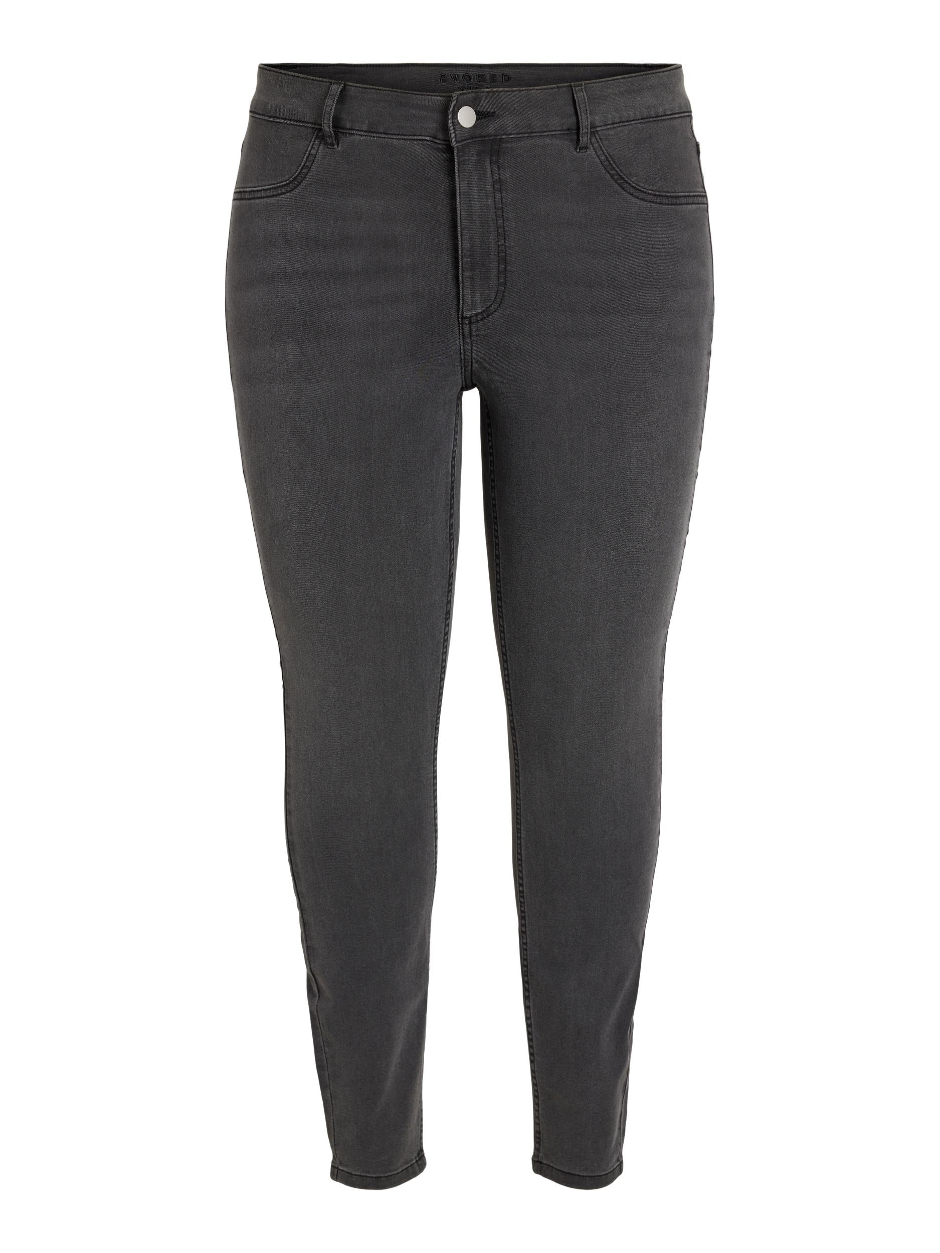 Evoked Vila - Vijeggy Ana Jeggings  - grÃ¥ - Size (46)