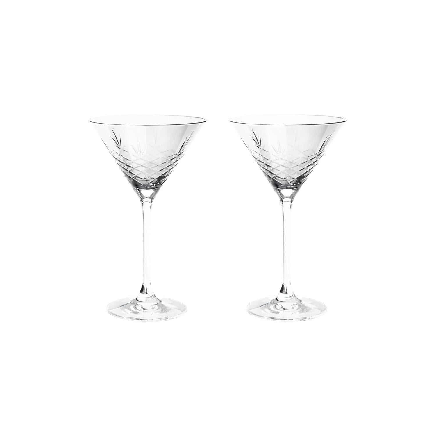 Frederik Bagger - Cocktail Glas, klar, 2 stk - 220 ml