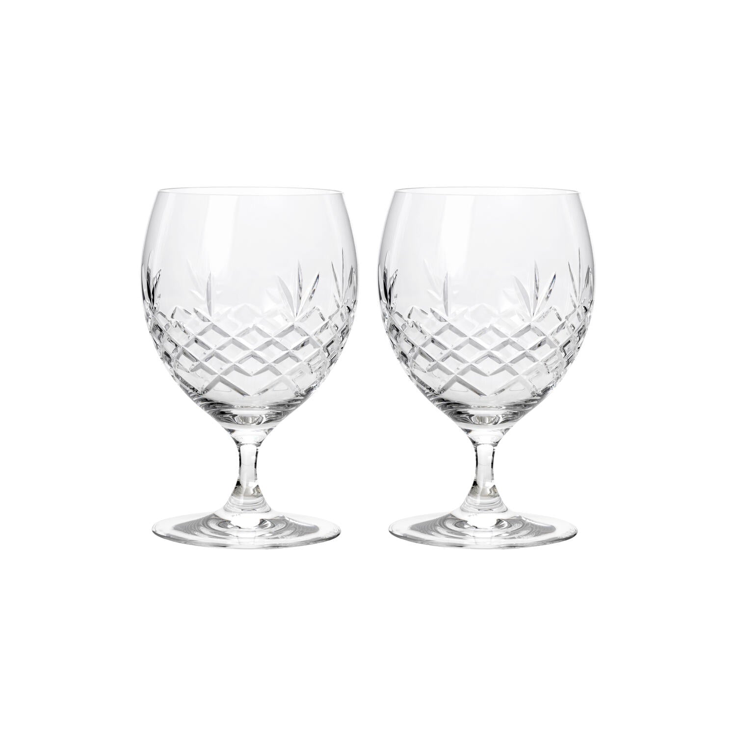 Frederik Bagger - Crispy Eightball ølglas, klar 2 stk - 550 ml