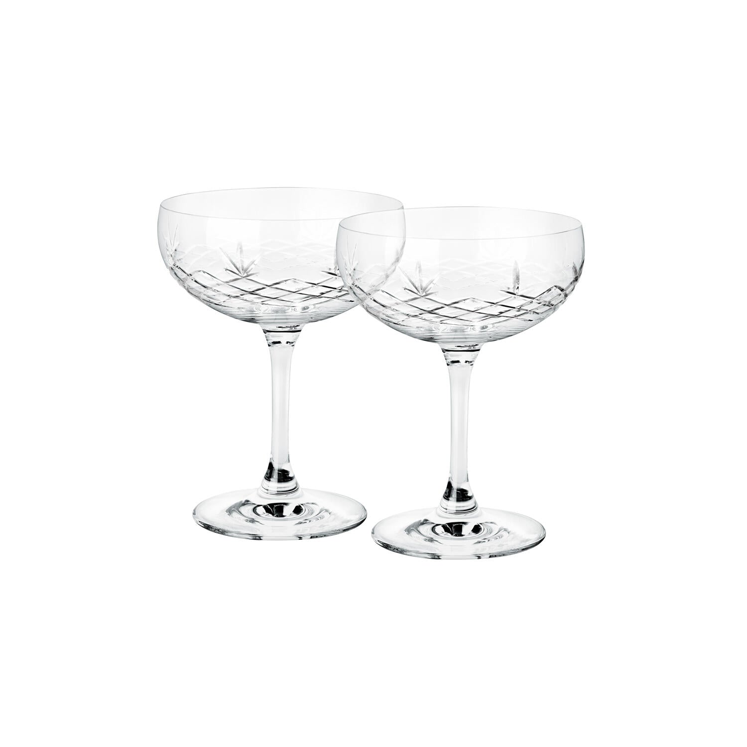 Frederik Bagger - Crispy Gatsby Champagneglas, klar, 2 stk - 30 cl