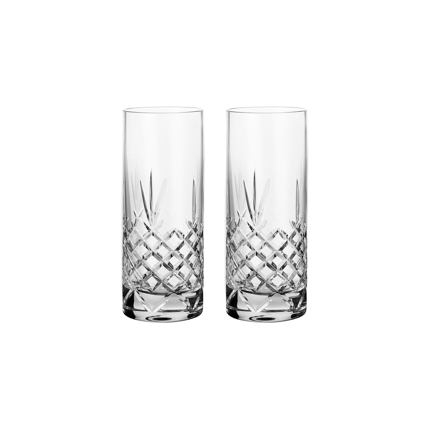 Frederik Bagger - Crispy Highball vandglas, klar, 2 stk - 370 ml