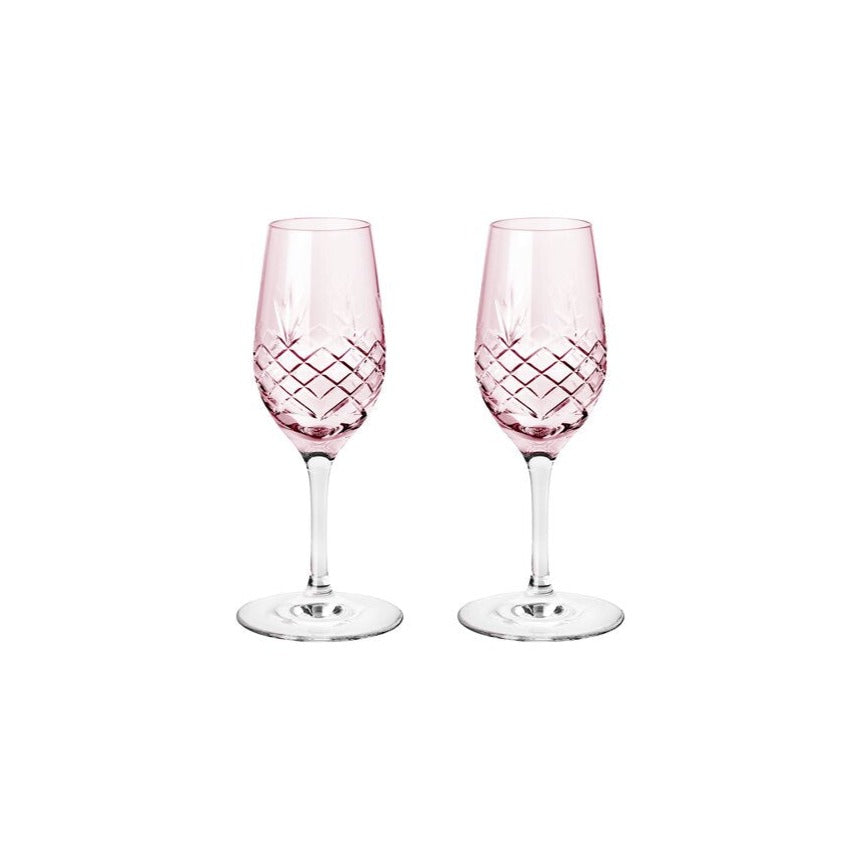 Frederik Bagger - Crispy Topaz portvinsglas, pink - 2 stk.