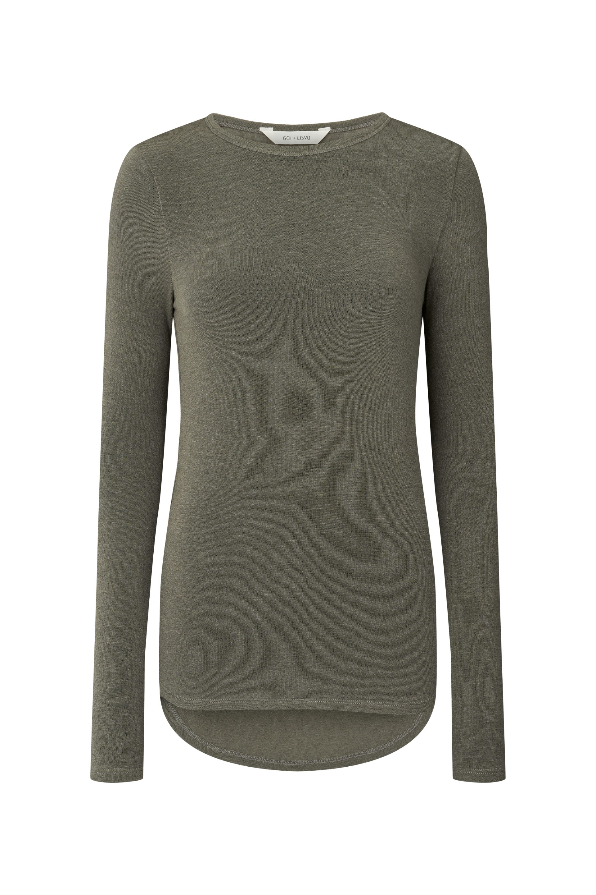 Gai+lisva - Thyra Wool langærmet t - grøn - Size (m)