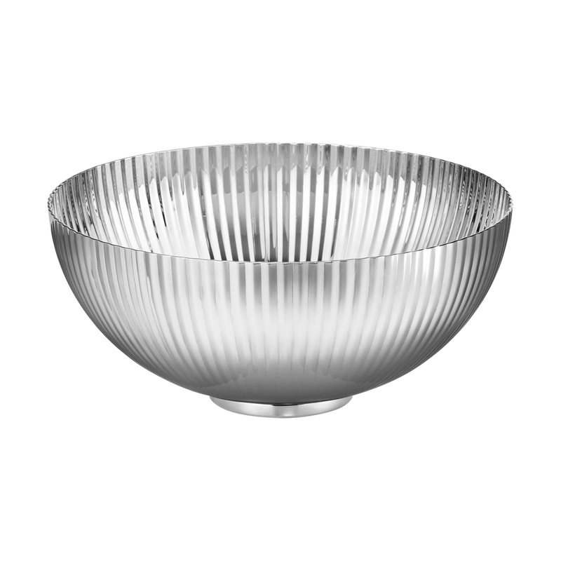 Georg Jensen - Bernadotte skÃ¥l, rustfrit stÃ¥l - 13 cm.