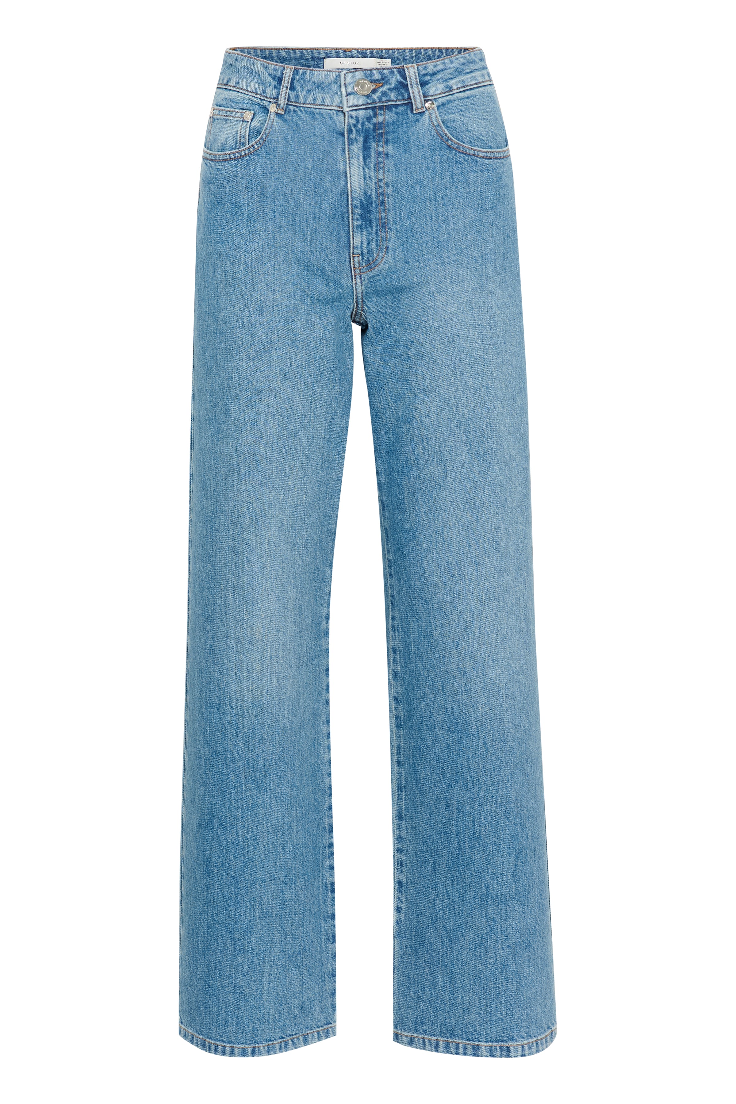 Gestuz - ZolinaGZ wide leg jeans  - blÃ¥ - Size (28)