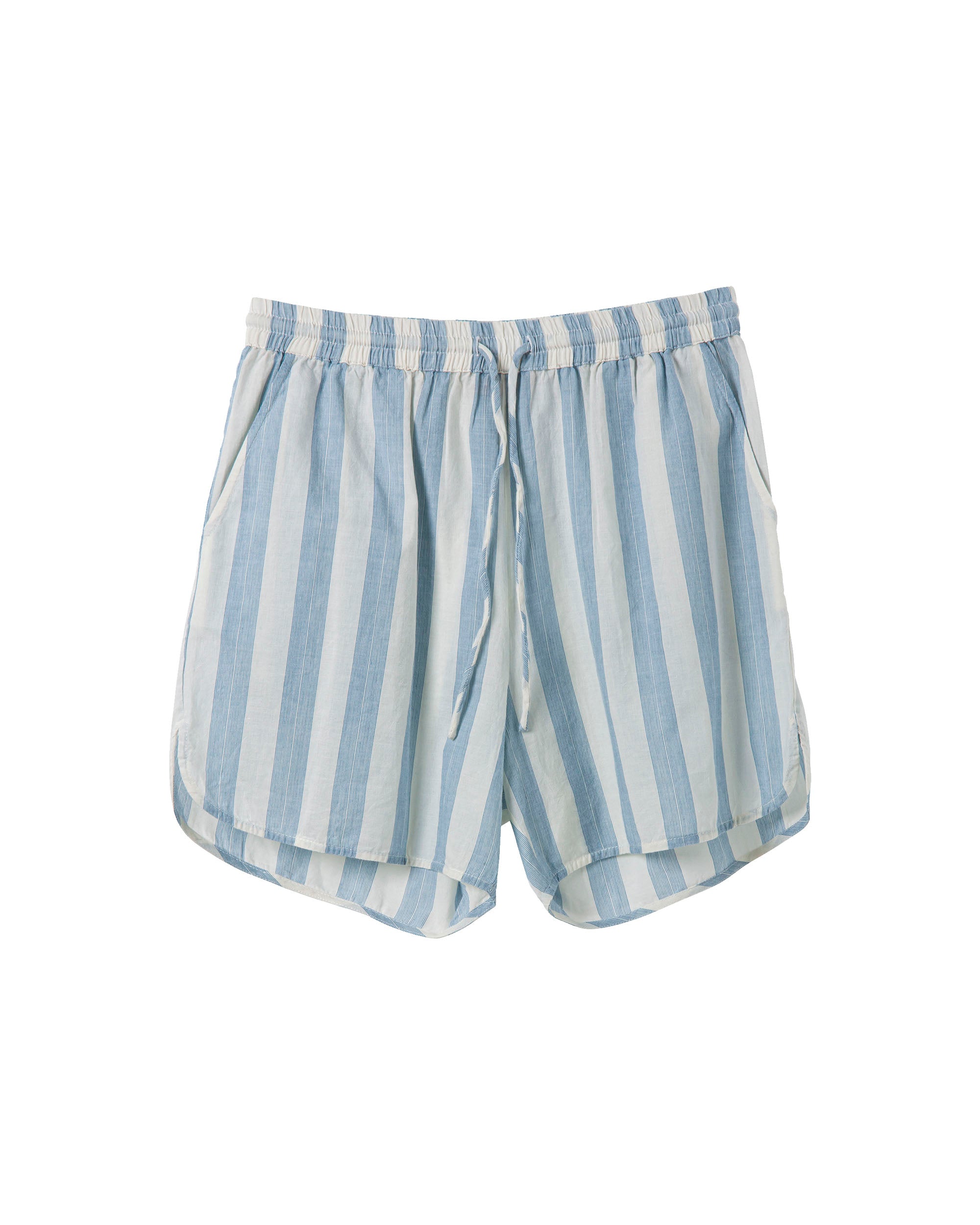 Habiba - Capri Stripe shorts  - mÃ¸nstret - Size (l/xl)