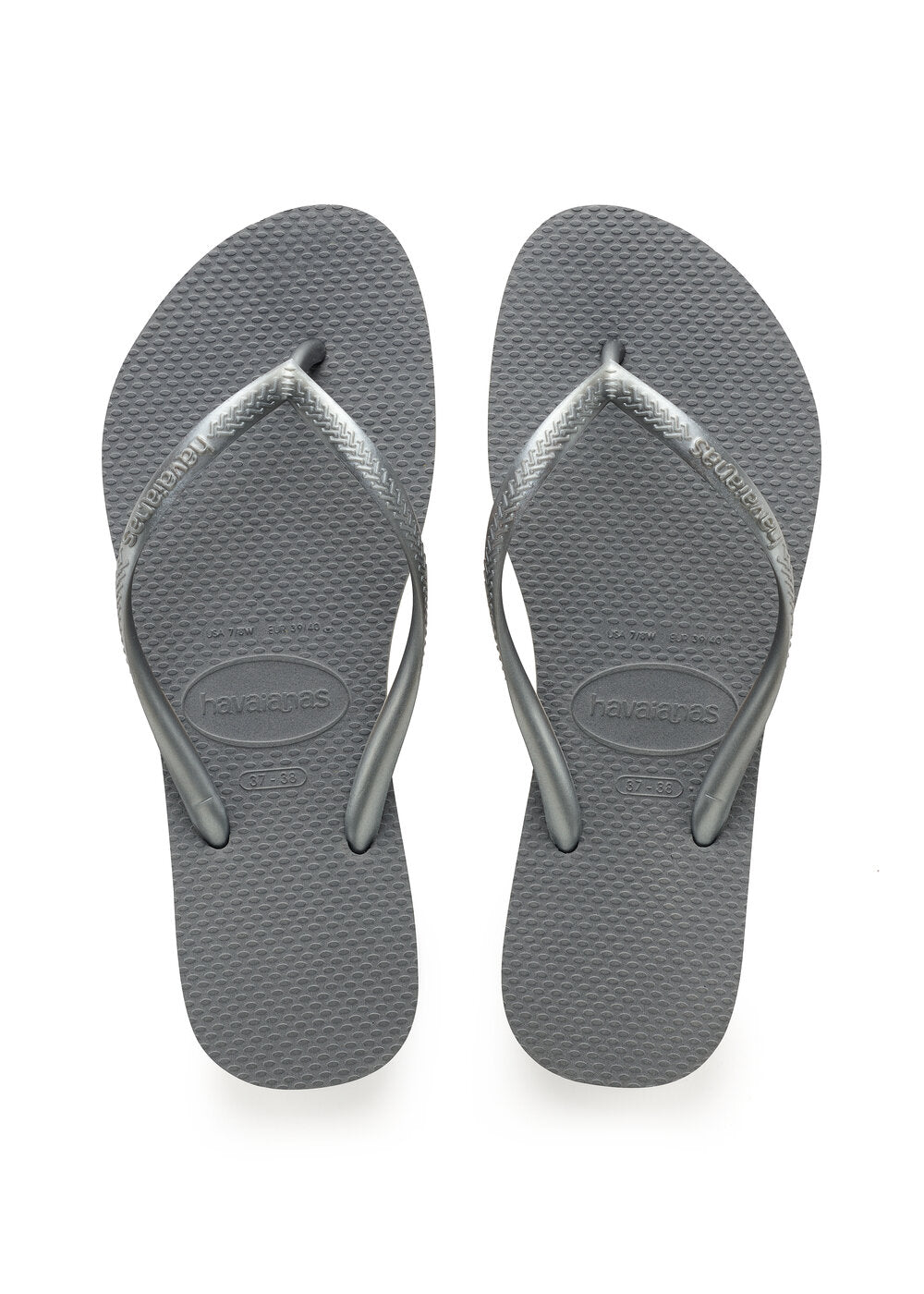 Havaianas - Slim Klipklapper  - grÃ¥ - Size (37/38)