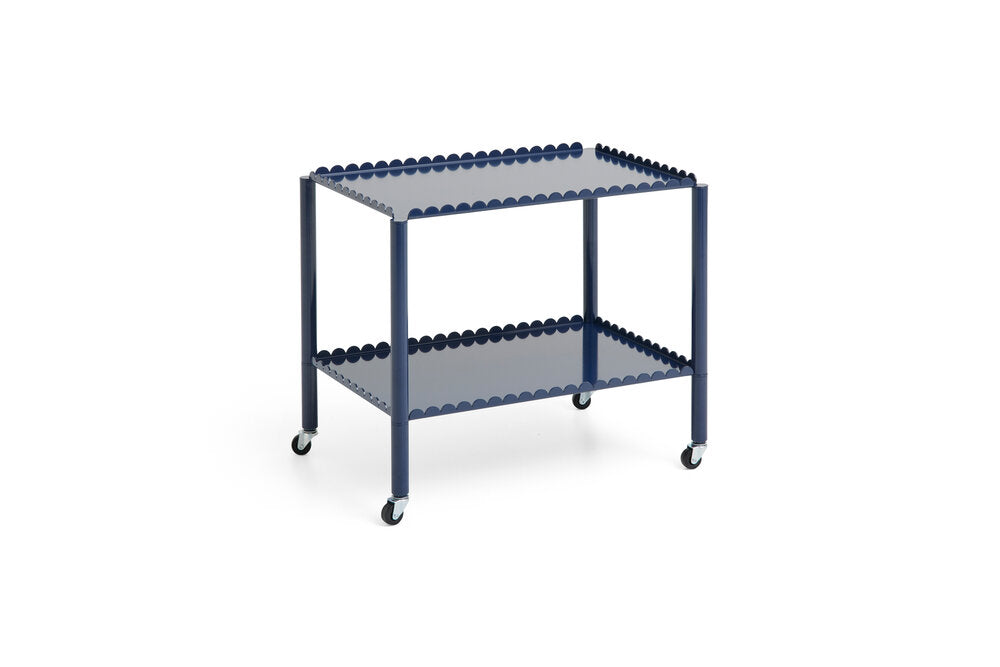 Hay - Arcs Trolley Low rullebord - Steel blue